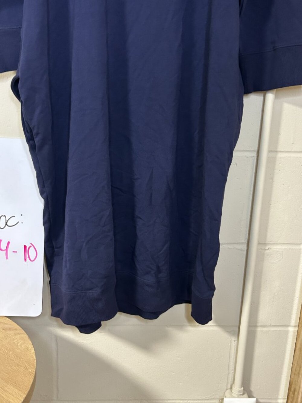 Universal Standard Misa Dress Medium 18 20 Navy Blue NWT Oversized T Shirt Midi - Picture 4 of 11
